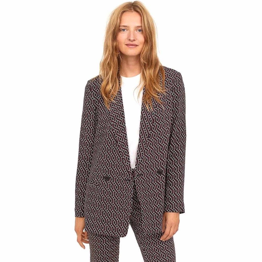 GP & J Baker x H&M Double Breasted Patterned Blazer